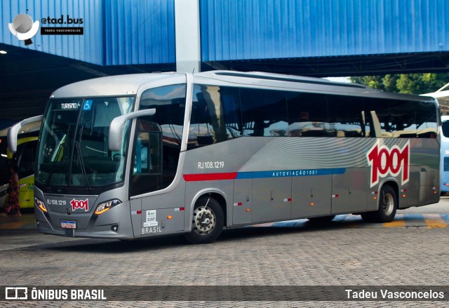 Auto Viação 1001 RJ 108.1219 na cidade de Resende, Rio de Janeiro, Brasil, por Tadeu Vasconcelos. Número da foto: #13141564.