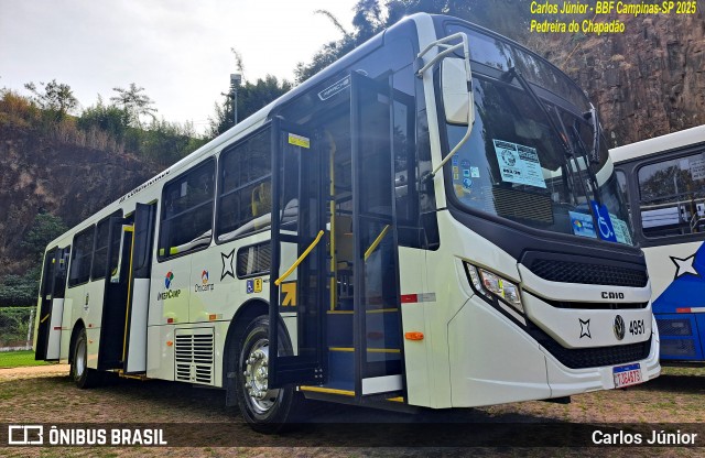 Onicamp Transporte Coletivo 4951 na cidade de Campinas, São Paulo, Brasil, por Carlos Júnior. Número da foto: #13141908.
