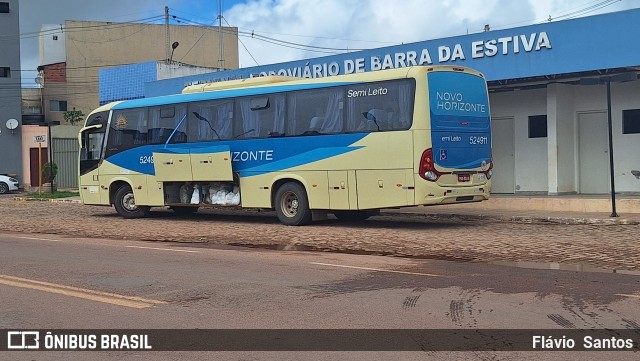 Viação Novo Horizonte 524911 na cidade de Barra da Estiva, Bahia, Brasil, por Flávio  Santos. Número da foto: #13142103.