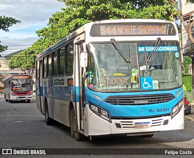 Viação Nossa Senhora da Penha RJ 188.001 na cidade de Rio de Janeiro, Rio de Janeiro, Brasil, por Felipe Costa. Número da foto: #13142086.
