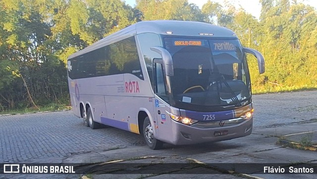 Rota Transportes Rodoviários 7255 na cidade de Cruz das Almas, Bahia, Brasil, por Flávio  Santos. Número da foto: #13139471.