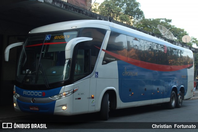 Viação Riodoce 91005 na cidade de Carangola, Minas Gerais, Brasil, por Christian  Fortunato. Número da foto: #13139124.