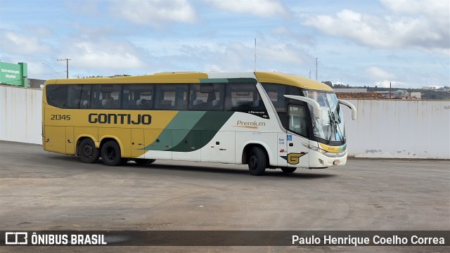 Empresa Gontijo de Transportes 21345 na cidade de Capelinha, Minas Gerais, Brasil, por Paulo Henrique Coelho Correa. Número da foto: #13142088.