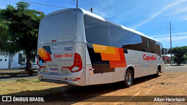 Transportes Capellini 53027 na cidade de Paulínia, São Paulo, Brasil, por Allan Henrique. Número da foto: #13140300.