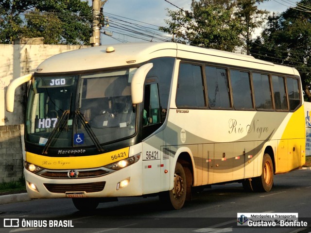 Rio Negro Fretamento e Turismo 56421 na cidade de Ibirité, Minas Gerais, Brasil, por Gustavo  Bonfate. Número da foto: #13141095.