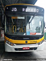 Viação Metrópole Paulista - Zona Leste 3 2742 na cidade de São Paulo, São Paulo, Brasil, por Davi Santos Silva. Número da foto: #13140710.