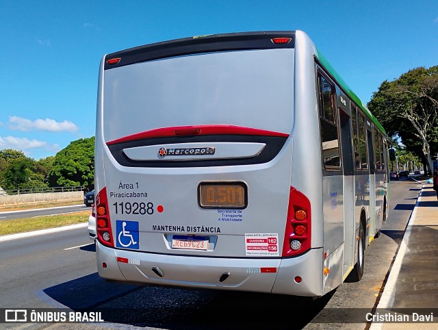 Viação Piracicabana Distrito Federal 119288 na cidade de Brasília, Distrito Federal, Brasil, por Cristhian Davi. Número da foto: #13143232.