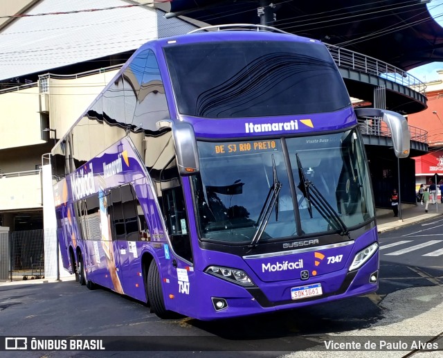 Expresso Itamarati 7347 na cidade de São José do Rio Preto, São Paulo, Brasil, por Vicente de Paulo Alves. Número da foto: #13142779.