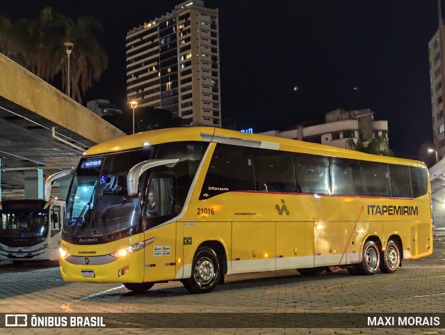 Viação Nova Itapemirim 21016 na cidade de Belo Horizonte, Minas Gerais, Brasil, por MAXI MORAIS. Número da foto: #13144849.