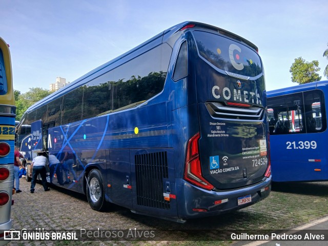 Viação Cometa 724524 na cidade de Campinas, São Paulo, Brasil, por Guilherme Pedroso Alves. Número da foto: #13144844.