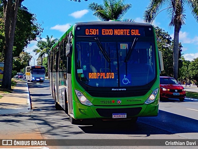 Viação Piracicabana Distrito Federal 119288 na cidade de Brasília, Distrito Federal, Brasil, por Cristhian Davi. Número da foto: #13143236.