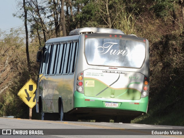 Turin Transportes 097 na cidade de Conselheiro Lafaiete, Minas Gerais, Brasil, por Eduardo Vieira. Número da foto: #13144594.