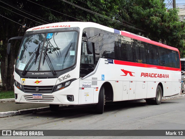 Viação Piracicabana 5306 na cidade de São Paulo, São Paulo, Brasil, por Mark 12. Número da foto: #13144524.