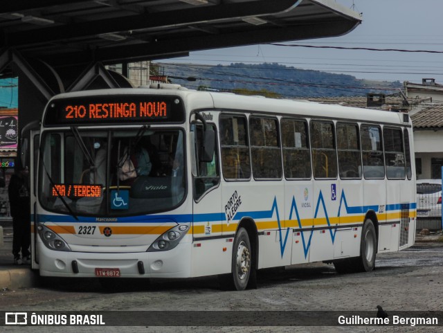 Viação Belém Novo 2327 na cidade de Porto Alegre, Rio Grande do Sul, Brasil, por Guilherme Bergman. Número da foto: #13142397.
