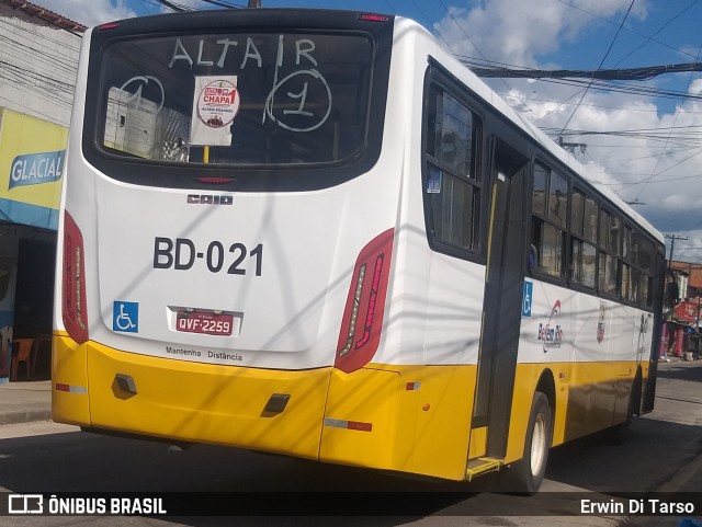 Belém Rio Transportes BD-021 na cidade de Belém, Pará, Brasil, por Erwin Di Tarso. Número da foto: #13143349.