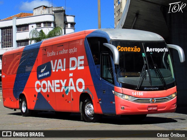 Expresso Unir 14186 na cidade de Belo Horizonte, Minas Gerais, Brasil, por César Ônibus. Número da foto: #13144484.
