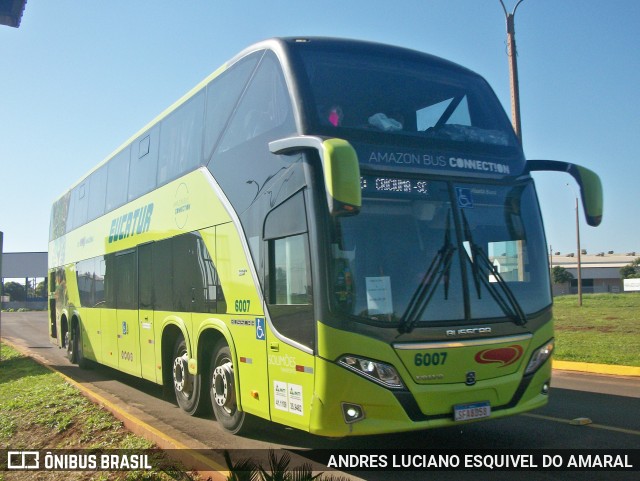Eucatur - Empresa União Cascavel de Transportes e Turismo 6007 na cidade de Bataguassu, Mato Grosso do Sul, Brasil, por ANDRES LUCIANO ESQUIVEL DO AMARAL. Número da foto: #13143894.