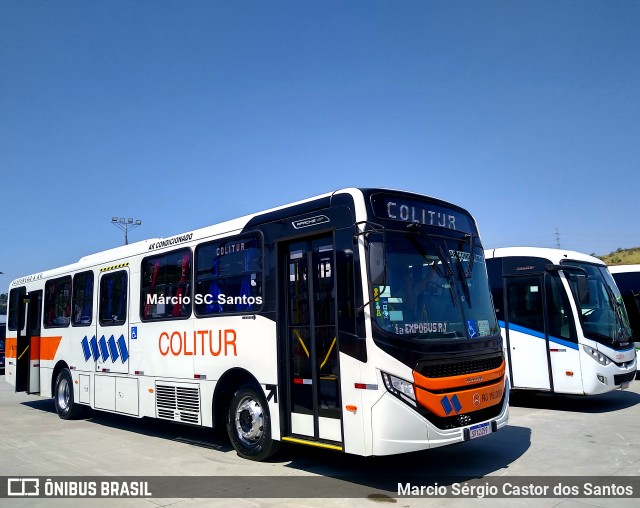 Colitur Transportes Rodoviários RJ 116.009 na cidade de Duque de Caxias, Rio de Janeiro, Brasil, por Marcio Sérgio Castor dos Santos. Número da foto: #13143118.