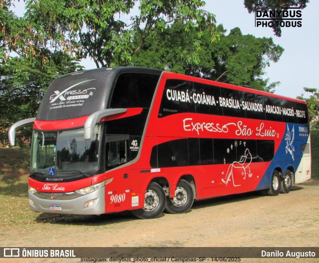 Expresso São Luiz 9080 na cidade de Campinas, São Paulo, Brasil, por Danilo Augusto. Número da foto: #13142589.