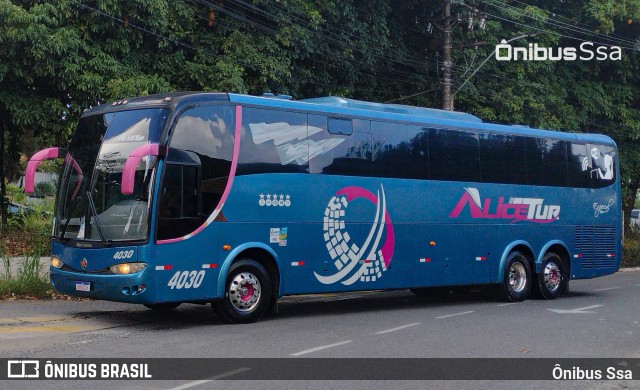 Alice Tur Transporte e Turismo 4030 na cidade de Salvador, Bahia, Brasil, por Ônibus Ssa. Número da foto: #13143157.