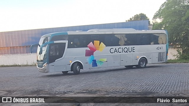 Cacique Transportes 4241 na cidade de Cruz das Almas, Bahia, Brasil, por Flávio  Santos. Número da foto: #13143740.