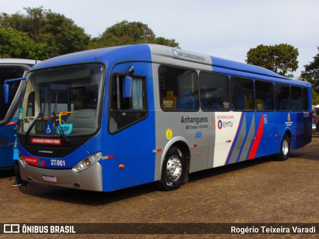 BB Transportes e Turismo 27.661 na cidade de Campinas, São Paulo, Brasil, por Rogério Teixeira Varadi. Número da foto: #13143692.