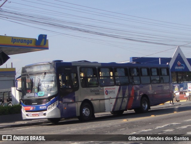 Radial Transporte Coletivo 41.571 na cidade de Itaquaquecetuba, São Paulo, Brasil, por Gilberto Mendes dos Santos. Número da foto: #13142216.