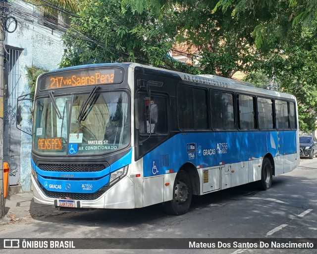 Viação Nossa Senhora das Graças A71556 na cidade de Rio de Janeiro, Rio de Janeiro, Brasil, por Mateus Dos Santos Do Nascimento. Número da foto: #13142900.