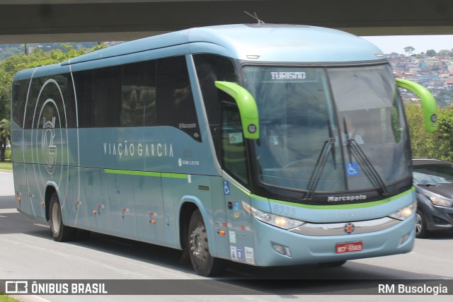 Viação Garcia 8335 na cidade de Florianópolis, Santa Catarina, Brasil, por RM Busologia. Número da foto: #13144583.