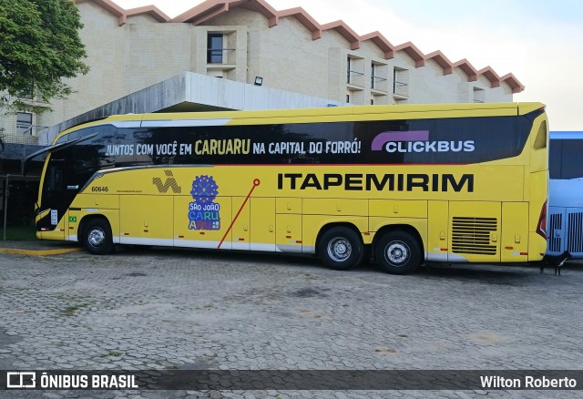 Viação Nova Itapemirim 60646 na cidade de Governador Valadares, Minas Gerais, Brasil, por Wilton Roberto. Número da foto: #13143661.