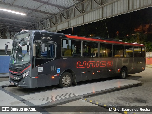 Transportes Única Petrópolis RJ 163.003 na cidade de Petrópolis, Rio de Janeiro, Brasil, por Michel Soares da Rocha. Número da foto: #13144872.
