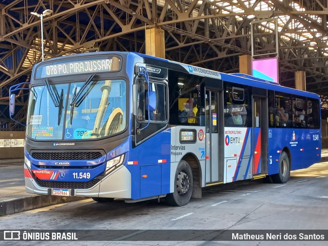 Viação Pirajuçara 11.549 na cidade de São Paulo, São Paulo, Brasil, por Matheus Neri dos Santos. Número da foto: #13143667.