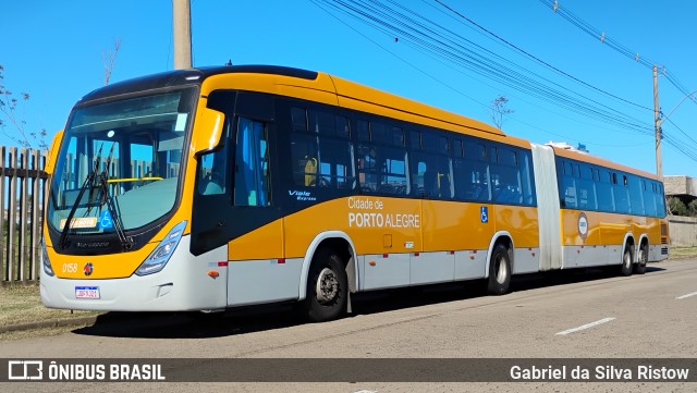 Companhia Carris Porto-Alegrense 0158 na cidade de Porto Alegre, Rio Grande do Sul, Brasil, por Gabriel da Silva Ristow. Número da foto: #13142947.
