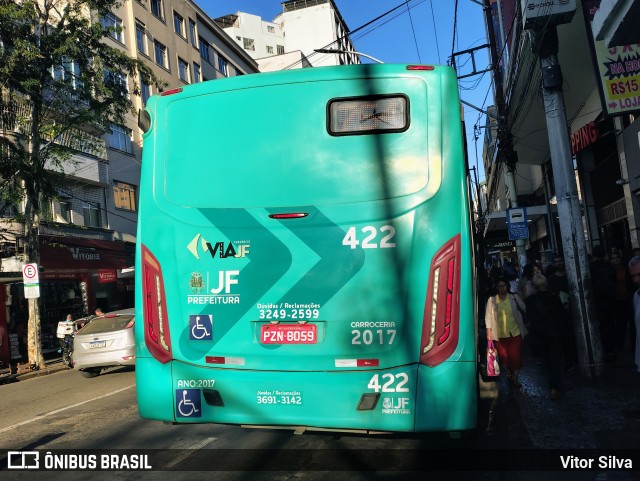 VSFL - Viação São Francisco 422 na cidade de Juiz de Fora, Minas Gerais, Brasil, por Vitor Silva. Número da foto: #13142487.