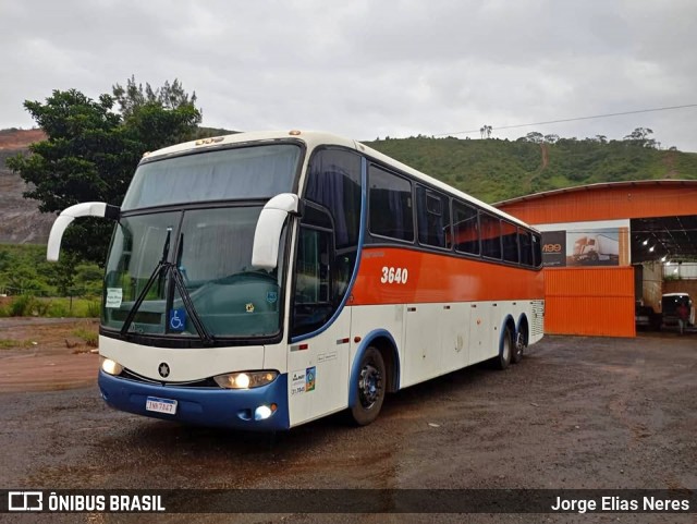 Ônibus Particulares 3640 na cidade de Belo Horizonte, Minas Gerais, Brasil, por Jorge Elias Neres. Número da foto: #13143319.