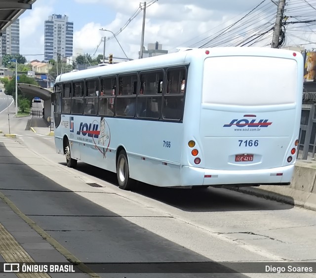 SOUL - Sociedade de Ônibus União Ltda. 7166 na cidade de Porto Alegre, Rio Grande do Sul, Brasil, por Diego Soares. Número da foto: #13142392.