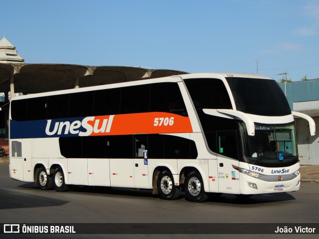 Unesul de Transportes 5706 na cidade de Porto Alegre, Rio Grande do Sul, Brasil, por João Victor. Número da foto: #13144971.