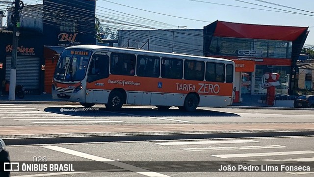 Maravilha Auto Ônibus ITB-06.02.026 na cidade de Itaboraí, Rio de Janeiro, Brasil, por João Pedro Lima Fonseca. Número da foto: #13142638.