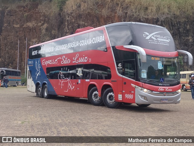 Expresso São Luiz 9080 na cidade de Campinas, São Paulo, Brasil, por Matheus Ferreira de Campos. Número da foto: #13143815.