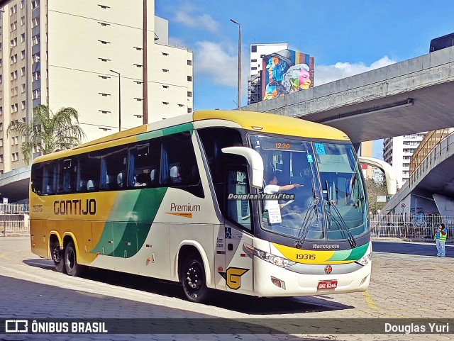 Empresa Gontijo de Transportes 19315 na cidade de Belo Horizonte, Minas Gerais, Brasil, por Douglas Yuri. Número da foto: #13143405.
