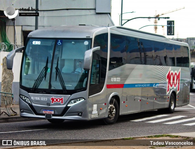 Auto Viação 1001 RJ 108.1223 na cidade de Rio de Janeiro, Rio de Janeiro, Brasil, por Tadeu Vasconcelos. Número da foto: #13143321.
