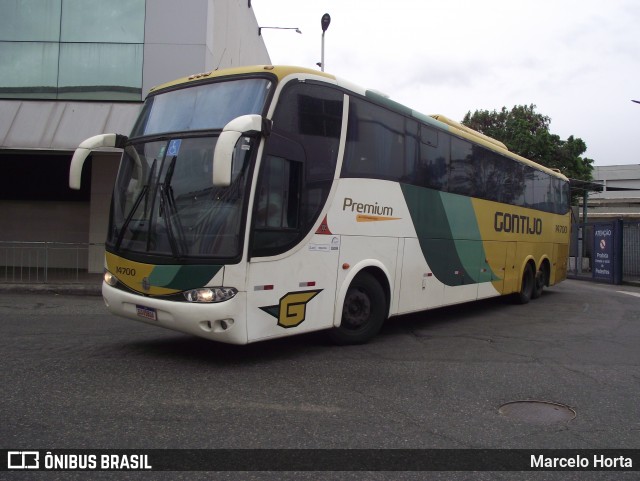 Empresa Gontijo de Transportes 14700 na cidade de Rio de Janeiro, Rio de Janeiro, Brasil, por Marcelo Horta. Número da foto: #13142899.