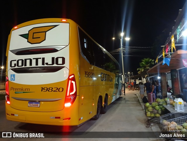 Empresa Gontijo de Transportes 19820 na cidade de Goiana, Pernambuco, Brasil, por Jonas Alves. Número da foto: #13142652.