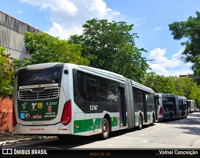 Via Sudeste Transportes S.A. 5 2147 na cidade de São Paulo, São Paulo, Brasil, por Valnei Conceição. Número da foto: #13144687.