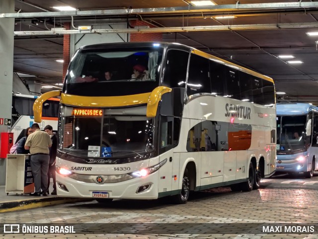 Saritur - Santa Rita Transporte Urbano e Rodoviário 14330 na cidade de Belo Horizonte, Minas Gerais, Brasil, por MAXI MORAIS. Número da foto: #13144888.