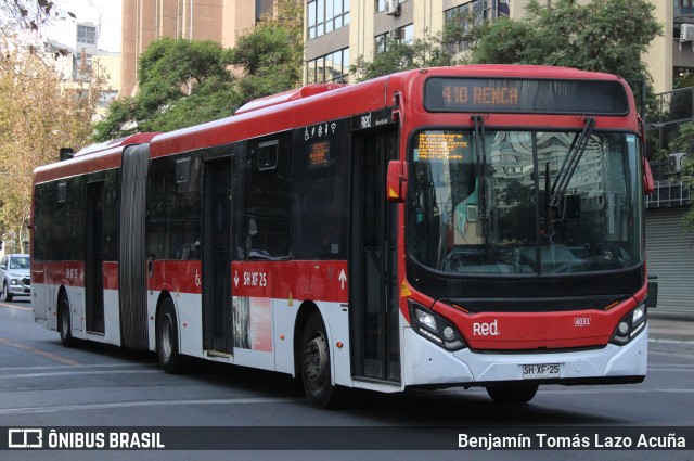 Buses Alfa S.A. 4031 na cidade de Providencia, Santiago, Metropolitana de Santiago, Chile, por Benjamín Tomás Lazo Acuña. Número da foto: #13145212.