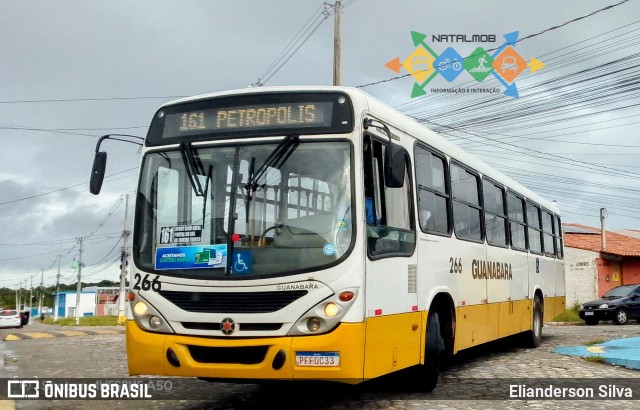 Transportes Guanabara 266 na cidade de Extremoz, Rio Grande do Norte, Brasil, por Elianderson Silva. Número da foto: #13146414.