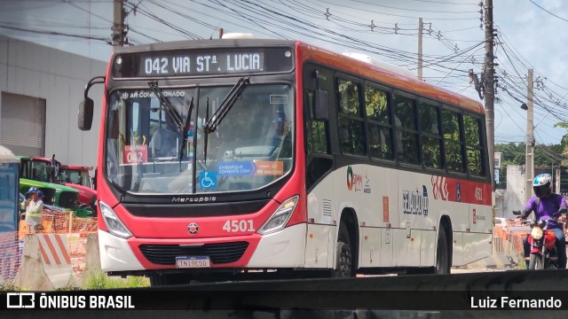 Real Alagoas de Viação 4501 na cidade de Maceió, Alagoas, Brasil, por Luiz Fernando. Número da foto: #13146045.