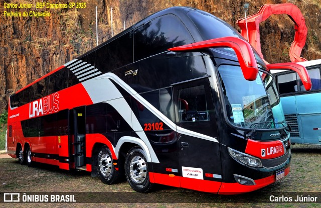 Lirabus 23102 na cidade de Campinas, São Paulo, Brasil, por Carlos Júnior. Número da foto: #13146541.