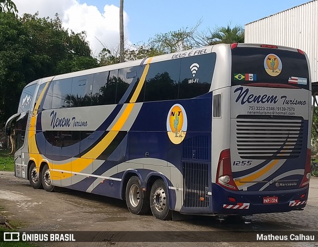 Nenem Turismo 1255 na cidade de Santo Antônio de Jesus, Bahia, Brasil, por Matheus Calhau. Número da foto: #13145812.